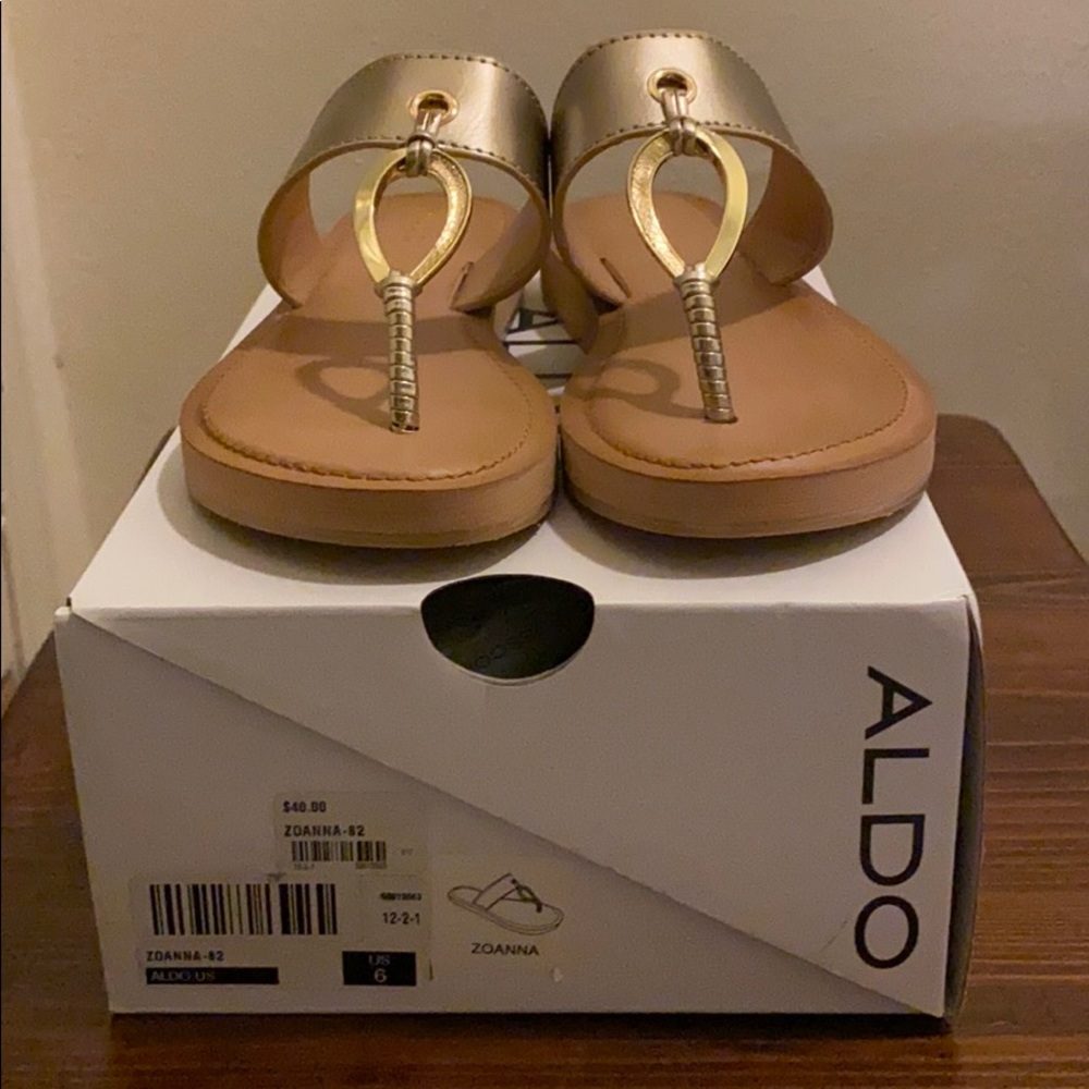 Aldo sandals, size 6. True to size.